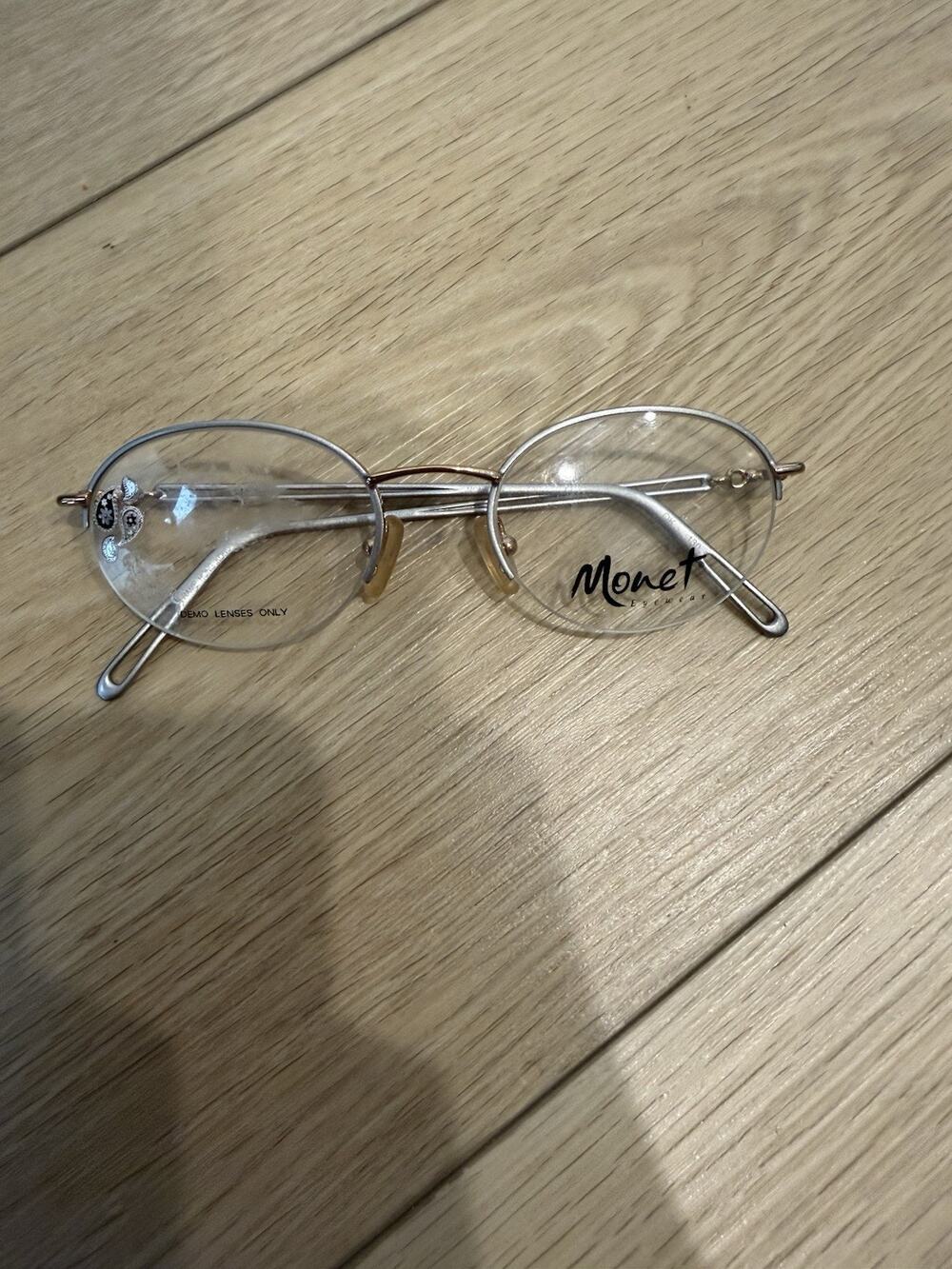 Monet Eyewear MT-76 Marine 49-19 Gold Eyeglasses Frame